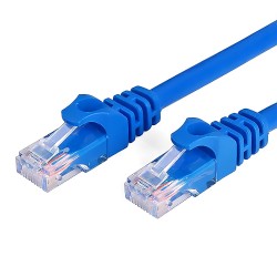 Cabo de rede internet modem Cat 5 3 metros Azul